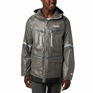Columbia Chaqueta De Lluvia PFG Force XII™ OutDry™ Extreme Hombre Grises (361GDUFNS)